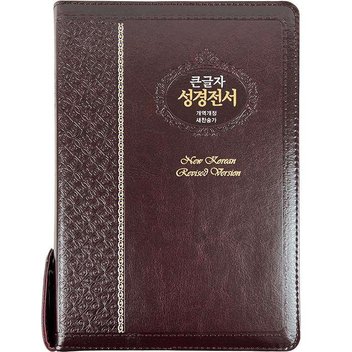 큰글자 성경전서 개역개정 새찬송가 NKR73ESB/대/합본/색인/지퍼/초코(17401)