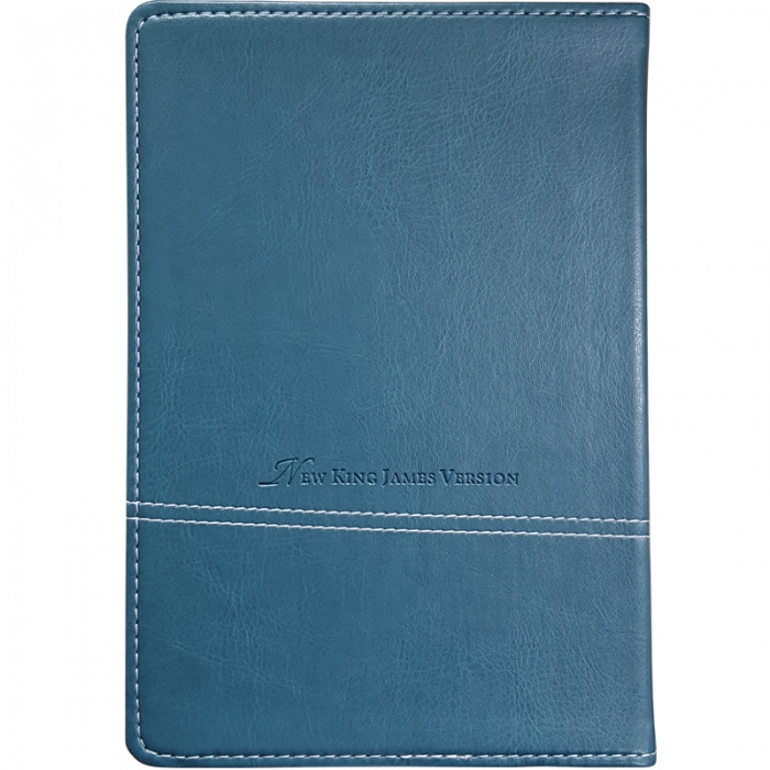 [개역한글판] NKJV 한영해설성경/특대/단본/색인/가죽/무지퍼/블루그린 (14508)