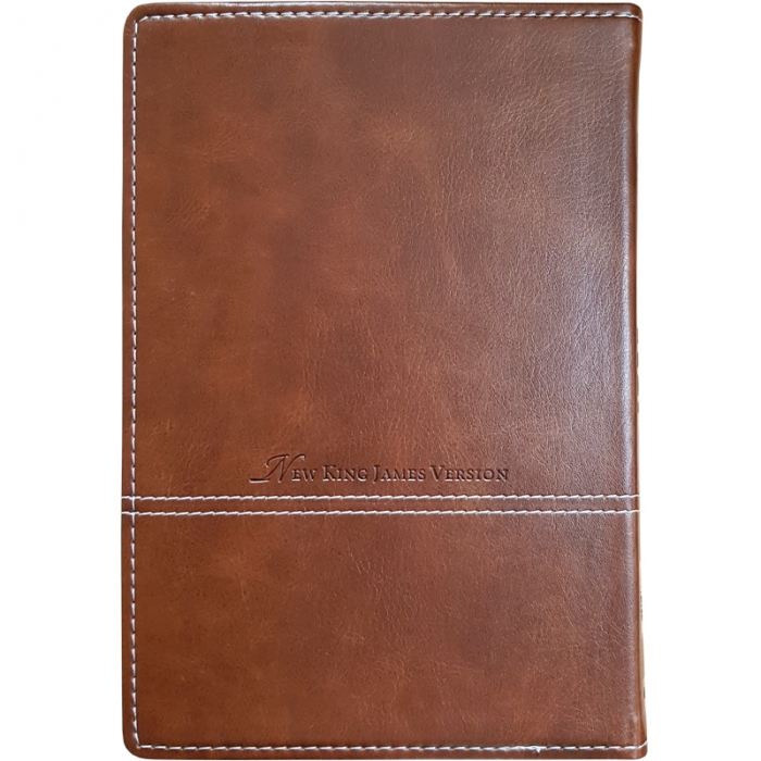 [개역한글판] NKJV 한영해설성경/특대/단본/색인/가죽/무지퍼/다크브라운 (14507)