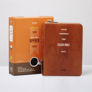 개역개정 투데이컬러성경 특미니 합본 브라운