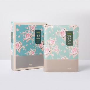 개역개정 성경전서 플라워(NKR62EAM) 소 합본 투톤그린